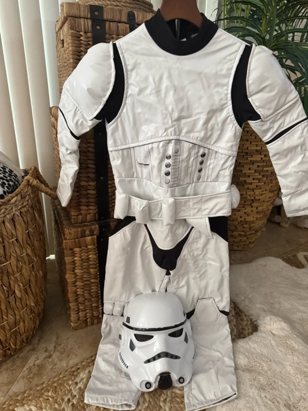 Kids Disney White Stormtrooper Costume with Helmet - Picture 3 of 7